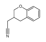 2-(3,4-dihydro-2H-chromen-3-yl)acetonitrile Structure