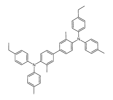 N,N'-bis(4-methylphenyl)-N,N'-bis(4-ethylphenyl)-[1,1'-(3,3'-dimethyl)-biphenyl]-4,4'-diamine Structure
