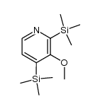 3-methoxy-2,4-bis(trimethylsilyl)pyridine Structure