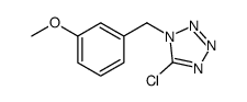 5-chloro-1-[(3-methoxyphenyl)methyl]tetrazole Structure