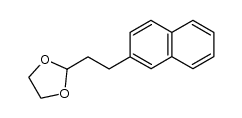 2-(2-(naphthalen-2-yl)ethyl)-1,3-dioxolane结构式