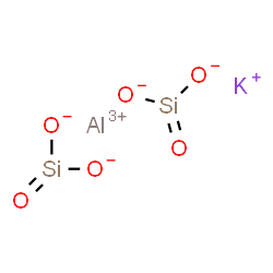 aluminium potassium disilicate Structure