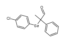 2-((4-chlorophenyl)selanyl)-2-phenylpropanal结构式