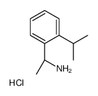 (1R)-1-(2-propan-2-ylphenyl)ethanamine,hydrochloride Structure