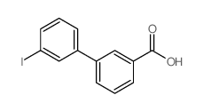 3'-Iodo-[1,1'-biphenyl]-3-carboxylic acid Structure