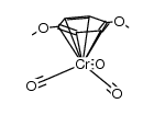 {η6-1,4-(OCH3)2C6H4}Cr(CO)3结构式