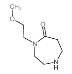 4-(2-Methoxyethyl)-1,4-diazepan-5-one结构式