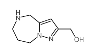 5,6,7,8-Tetrahydro-4H-pyrazolo[1,5-a][1,4]-diazepin-2-ylmethanol结构式