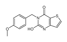 3-(4-甲氧基-苄基)-1H-噻吩并3,2-d嘧啶-2,4-二酮结构式