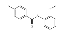 2'-methoxy-4-methylbenzothioanilide Structure