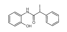 N-(2-hydroxyphenyl)-2-phenylpropanamide结构式