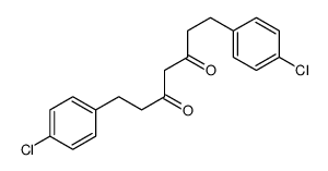 1,7-bis(4-chlorophenyl)heptane-3,5-dione结构式