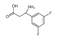 (3S)-3-amino-3-(3,5-difluorophenyl)propanoic acid Structure
