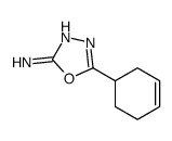 5-cyclohex-3-en-1-yl-1,3,4-oxadiazol-2-amine结构式