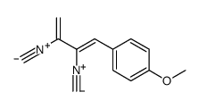 2,3-diisocyano-1-(4-methoxyphenyl)buta-1,3-diene结构式