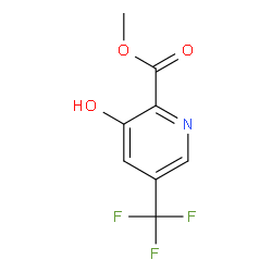 Methyl 3-hydroxy-5-(trifluoromethyl)picolinate Structure