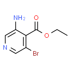 Ethyl 3-amino-5-bromopyridine-4-carboxylate, 3-Amino-5-bromo-4-(ethoxycarbonyl)pyridine picture