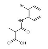 3-(2-bromophenylamino)-2-methyl-3-oxopropanoic acid结构式