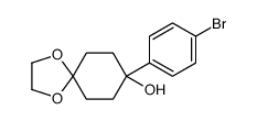 8-(4-BROMOPHENYL)-1,4-DIOXASPRIO[4,5]DECAN-8-OL structure