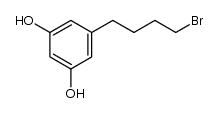 4-(3,5-dihydroxyphenyl)-1-bromobutane结构式