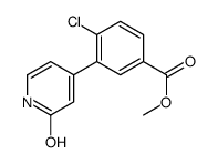 methyl 4-chloro-3-(2-oxo-1H-pyridin-4-yl)benzoate Structure