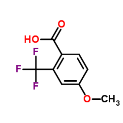 4-Methoxy-2-(trifluoromethyl)benzoic acid Structure