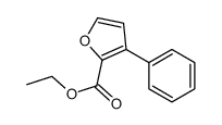 ethyl 3-phenylfuran-2-carboxylate Structure