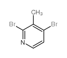 2,4-Dibromo-3-methylpyridine structure