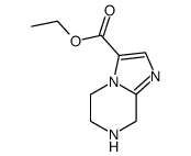 ethyl 5,6,7,8-tetrahydroimidazo[1,2-a]pyrazine-3-carboxylate结构式