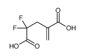 2,2-Difluoro-4-methylenepentanedioic acid structure