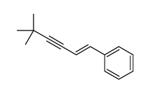 5,5-dimethylhex-1-en-3-ynylbenzene Structure