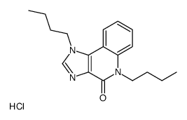1,5-dibutylimidazo[4,5-c]quinolin-4-one,hydrochloride Structure