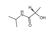 Propanamide, 2-hydroxy-N-(1-methylethyl)-, (S)- (9CI) structure