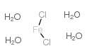 Ferrous chloride tetrahydrate Structure