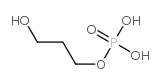 3-hydroxypropane-1-phosphate Structure