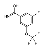 3-Fluoro-5-(trifluoromethoxy)benzamide结构式