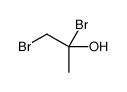 1,2-dibromopropan-2-ol Structure