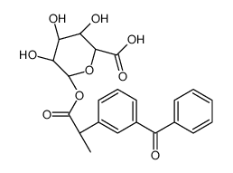 (S)-Ketoprofen Acyl-β-D-glucuronide Structure