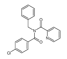 N-(4-chlorobenzoyl)-N-benzylpicolinamide结构式