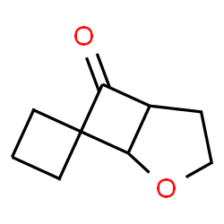 4-oxaspiro[bicyclo[3.2.0]heptane-6,1'-cyclobutane]-7-one结构式