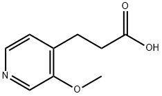 3-(3-Methoxy-pyridin-4-yl)-propionic acid结构式