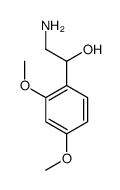 2-amino-1-(2,4-dimethoxyphenyl)ethanol Structure