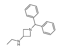 1-benzhydryl-N-ethylazetidin-3-amine结构式
