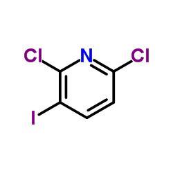 2,6-二氯-3-碘吡啶结构式