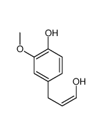 4-[(E)-3-hydroxyprop-2-enyl]-2-methoxyphenol结构式