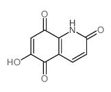 2,5,8(1H)-Quinolinetrione,6-hydroxy- structure