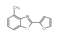 Benzothiazole, 2-(2-furanyl)-4-methyl- (9CI)结构式