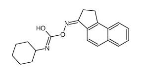 [(Z)-1,2-dihydrocyclopenta[a]naphthalen-3-ylideneamino] N-cyclohexylcarbamate结构式