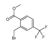 methyl 2-(bromomethyl)-4-(trifluoromethyl)benzoate Structure
