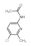 N-(5-CHLORO-6-METHYLPYRIDIN-2-YL)ACETAMIDE Structure